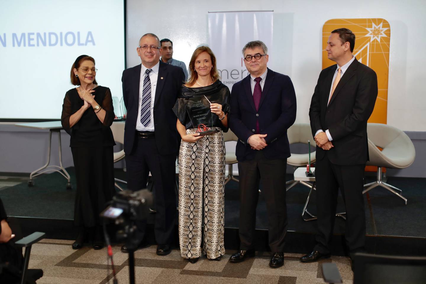 19/09/2019, San José, Plaza Rohmorser, entrega de los premios a los empresarios de Costa Rica por la empresa Merco. Fotografía José Cordero