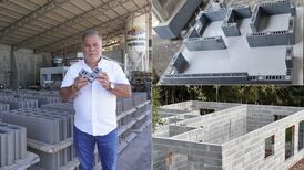 Emprender: el costarricense que creó un block de construcción que se instala como en un ‘juego de Lego’
