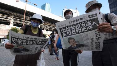Japón tiene al menos cinco opciones tras la dimisión de su primer ministro Shinzo Abe