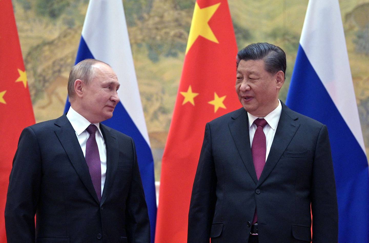 China is under pressure from the West for its support of Russia