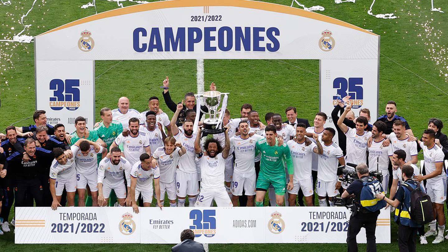 Real Madrid campeón de LaLiga Española. Twitter.