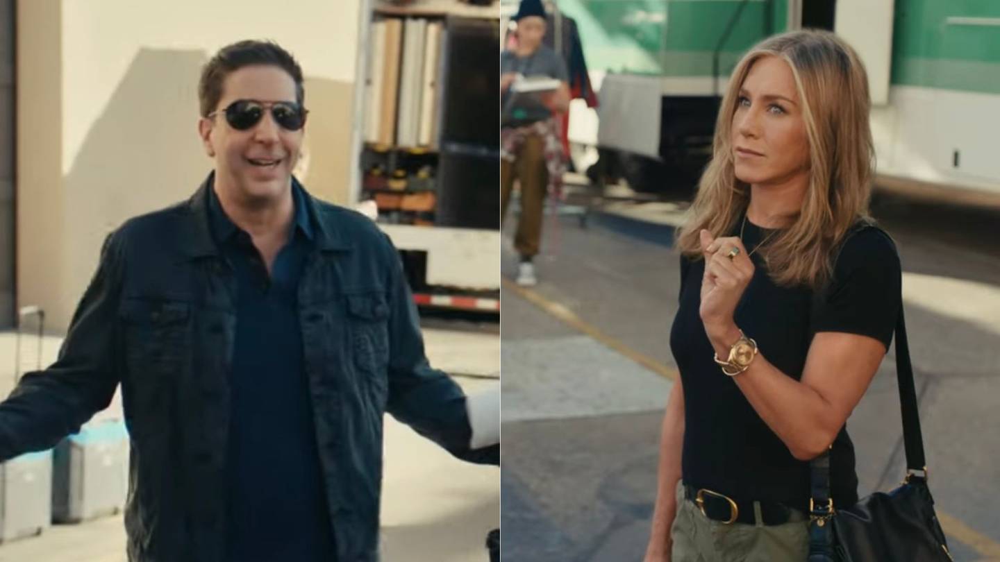 Jennifer Aniston y David Schwimmer aparecieron en un comercial para el Super Bowl 2024, que se transmitirá el 11 de febrero.