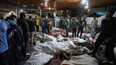 Fuente europea de inteligencia afirma que bombardeo a un hospital de Gaza dejó “decenas” y no centenas de muertos