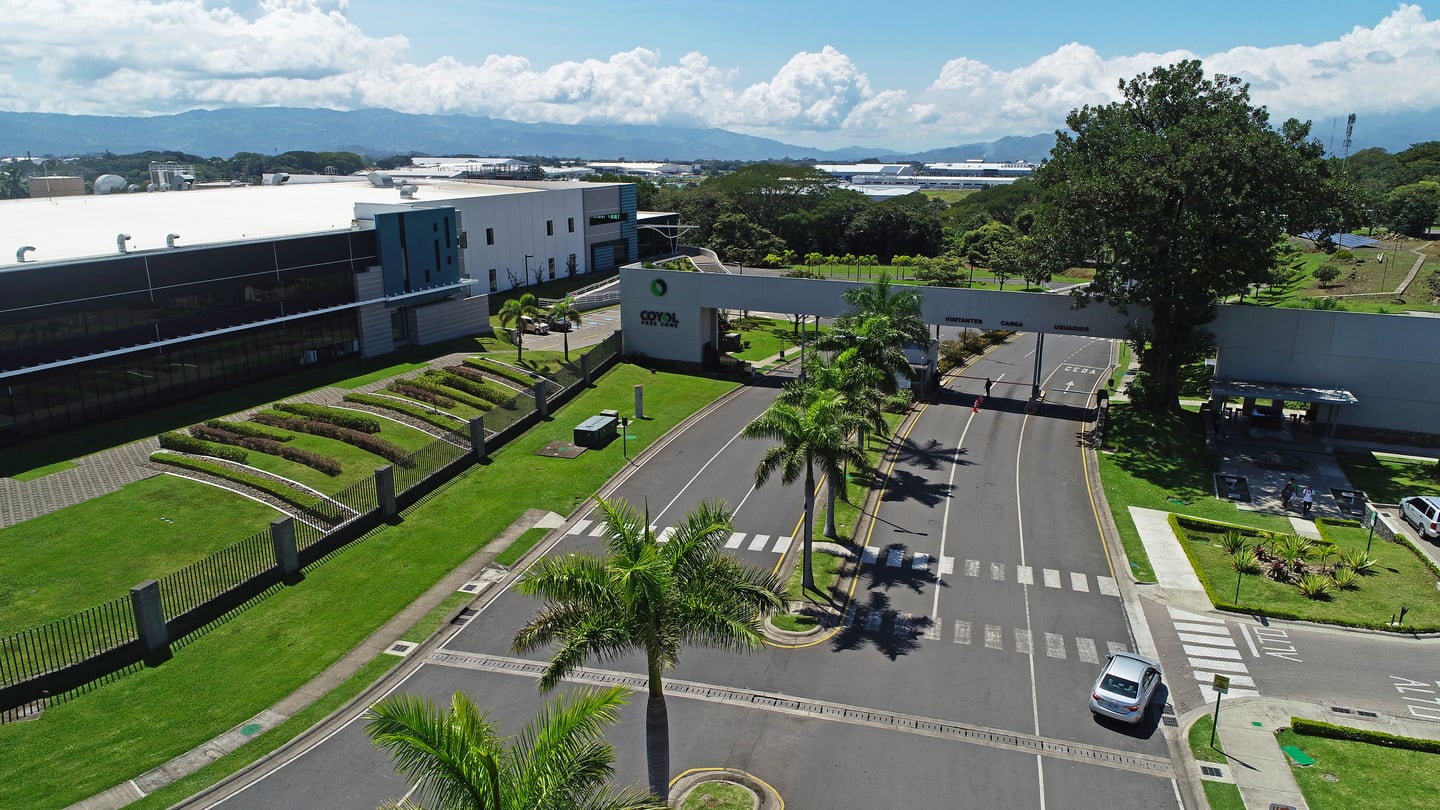 La Zona Franca Coyol es un parque especializado en empresas de manufactura de dispositivos médicos. Foto: Cortesía.