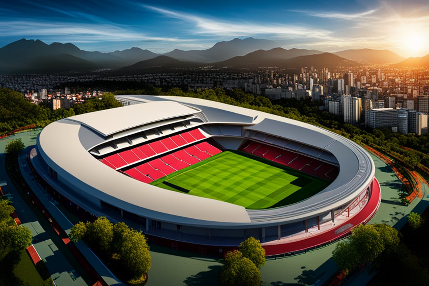 Estadio de Saprissa dentro de 50 años según Photosonic | El Financiero