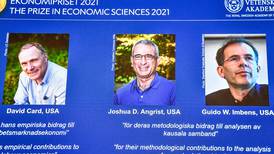 Nobel de Economía para tres especialistas en estudios empíricos del mercado laboral