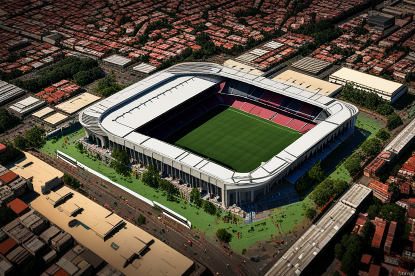 Estadio de Alajuelense dentro de 50 años según Photosonic | El Financiero