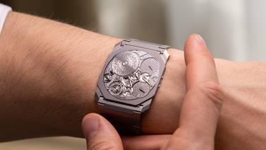 ¿Usaría un reloj de 2 milímetros de espesor? Bulgari sacó un modelo así que vale más que un súper auto Ferrari