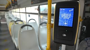Pago electrónico en buses se estrena en Cartago