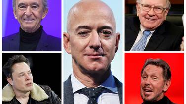 Fortuna de los cinco hombres más ricos del mundo aumentó de $405.000 millones en 2020 a $869.000 millones en 2023