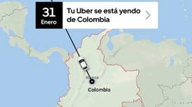 Uber se va de Colombia entre críticas de los usuarios y el júbilo de los taxistas 