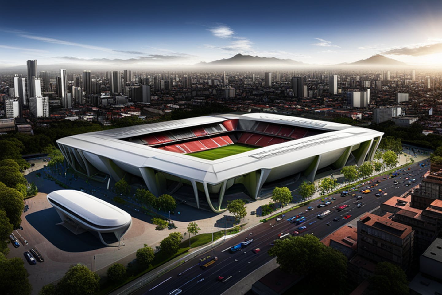Estadio de Alajuelense dentro de 50 años según Photosonic | El Financiero