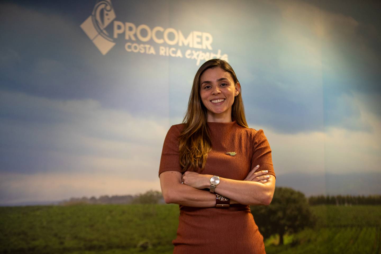 24/10/2023, San José, Escazu, oficinas de PROCOMER, entrevista con Laura López, la gerente general de PROCOMER.