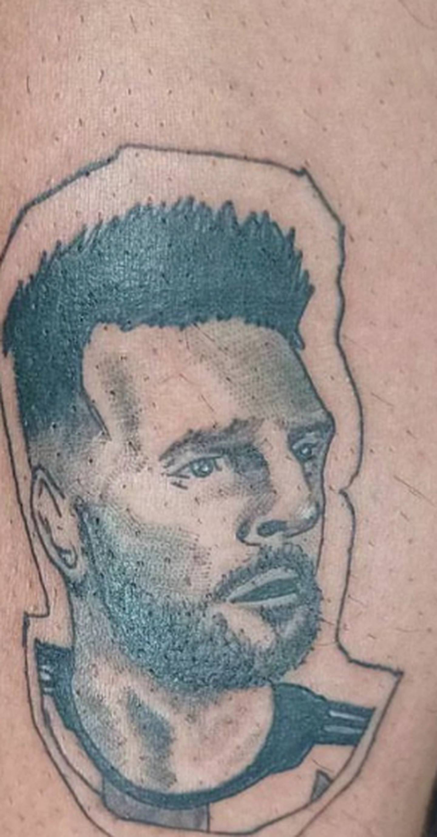 Estos son algunos de los peores tatuajes que se hicieron los fiebres de la Selección Argentina. Twitter.