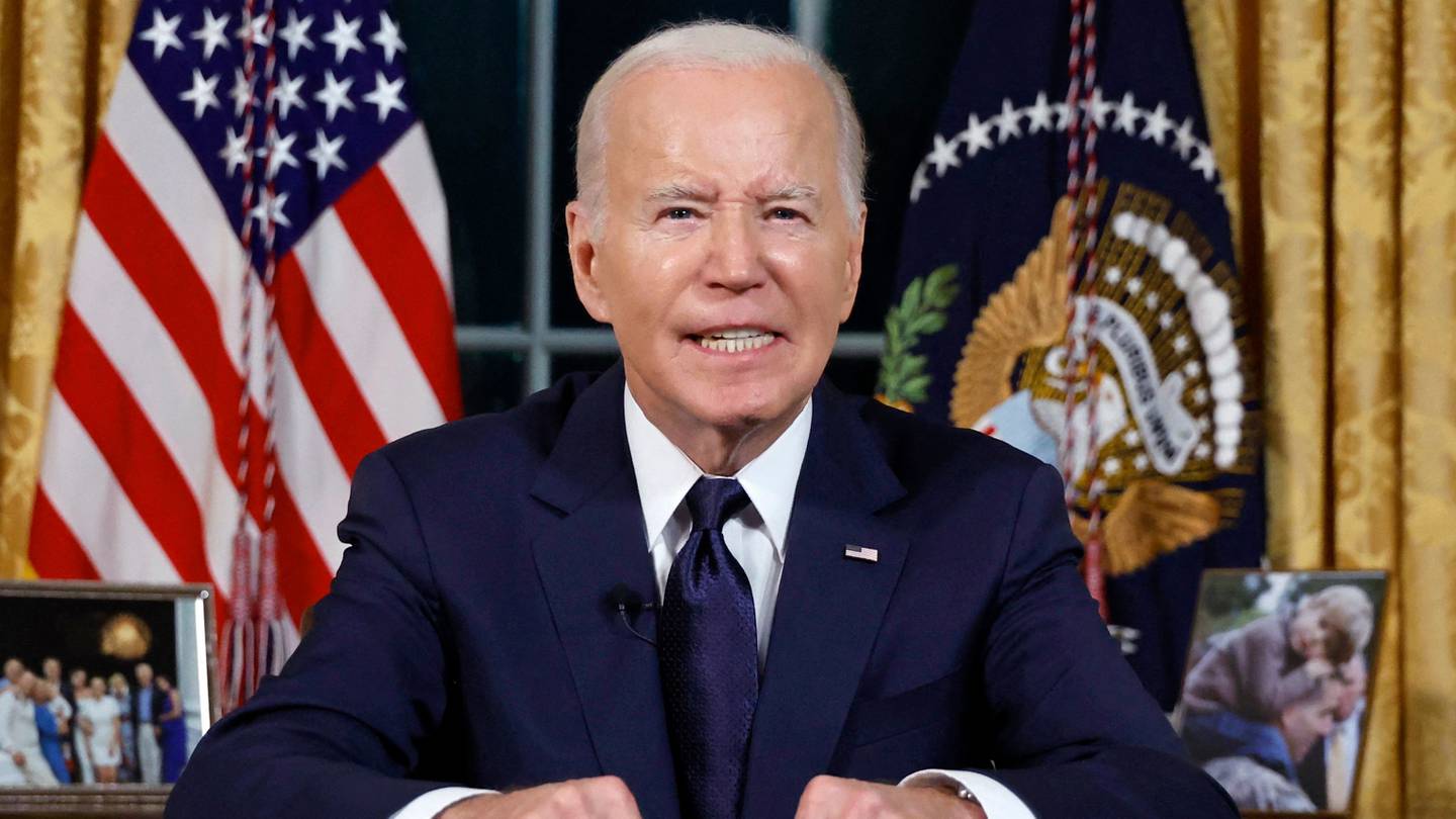Imagen de Joe Biden, presidente de Estados Unidos, país que envió submarino nuclear a Medio Oriente