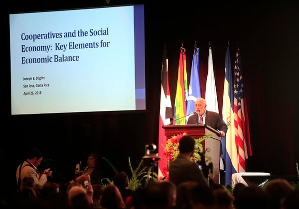 26/04/2018 Hotel Wyndham Herradura. Conferencia Las Cooperativas y la Economía Social, a cargo del Premio Nobel de Economía 2001, Joseph Stiglitz. Foto: Rafael Pacheco