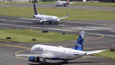 Ruta aérea Los Ángeles-Liberia de JetBlue regresa con avión de lujo