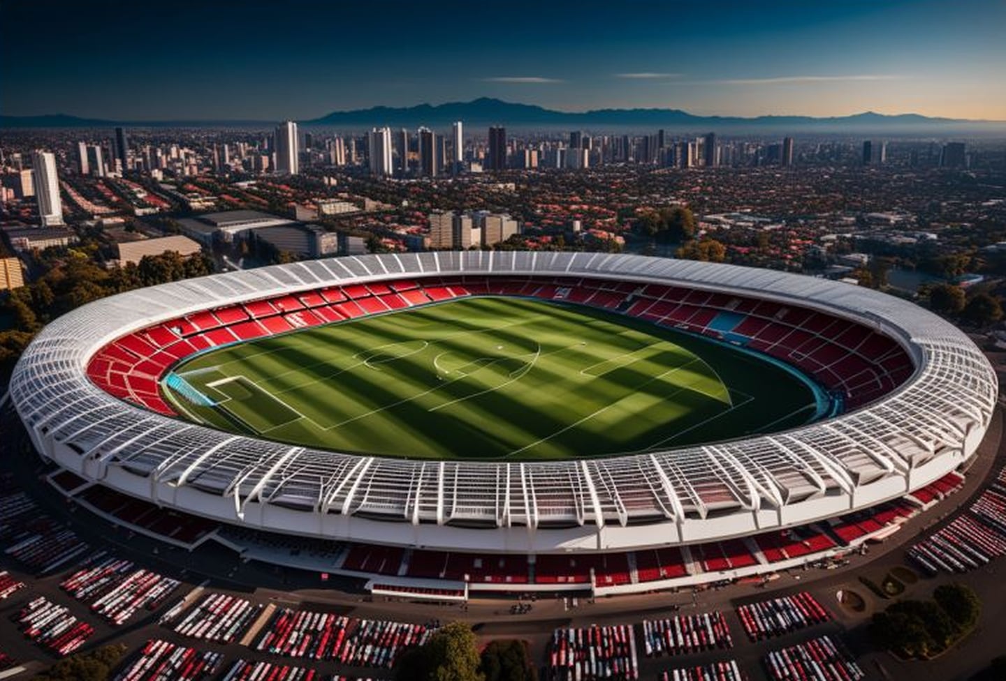 Estadio de Alajuelense dentro de 50 años según Stable Diffusion | El Financiero