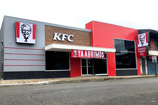 KFC invertirá ¢3.600 millones en la apertura de cinco nuevos restaurantes en 2022 