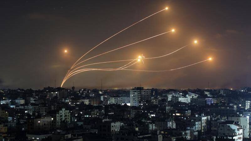 Ataque con drones a Israel. Foto: AFP