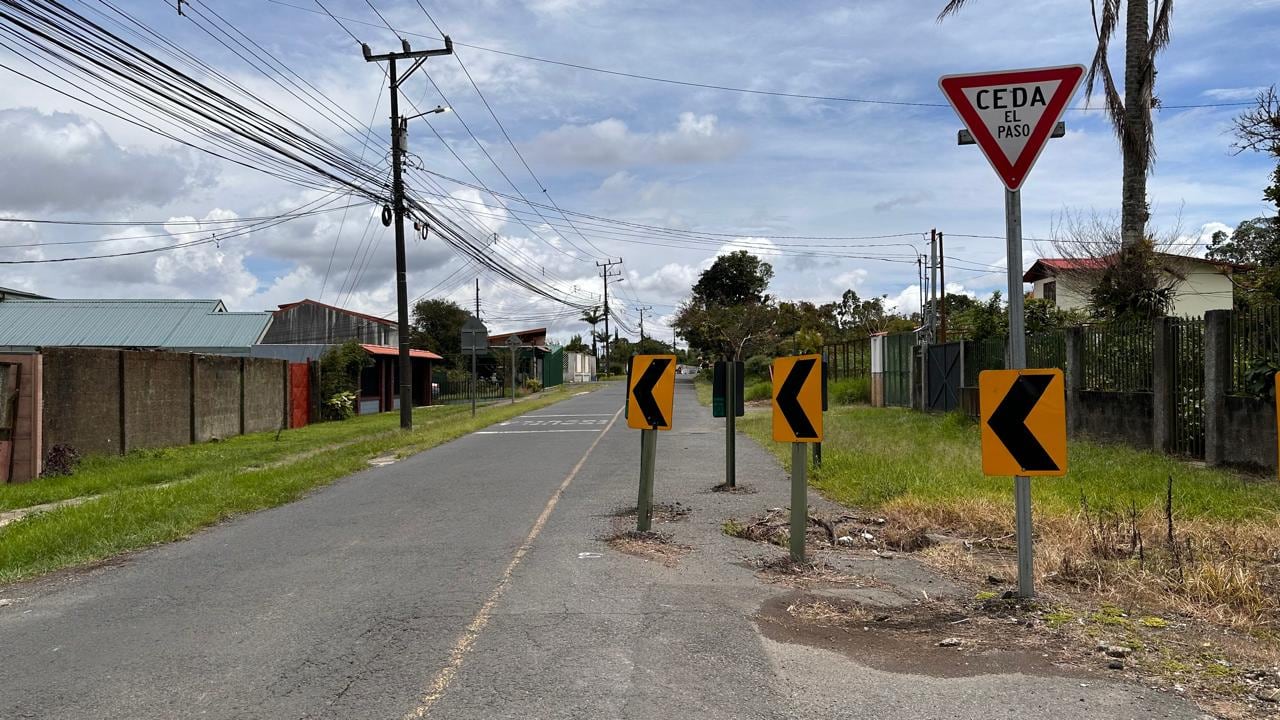 Fotografía de la ruta 308 ubicada en Moravia.