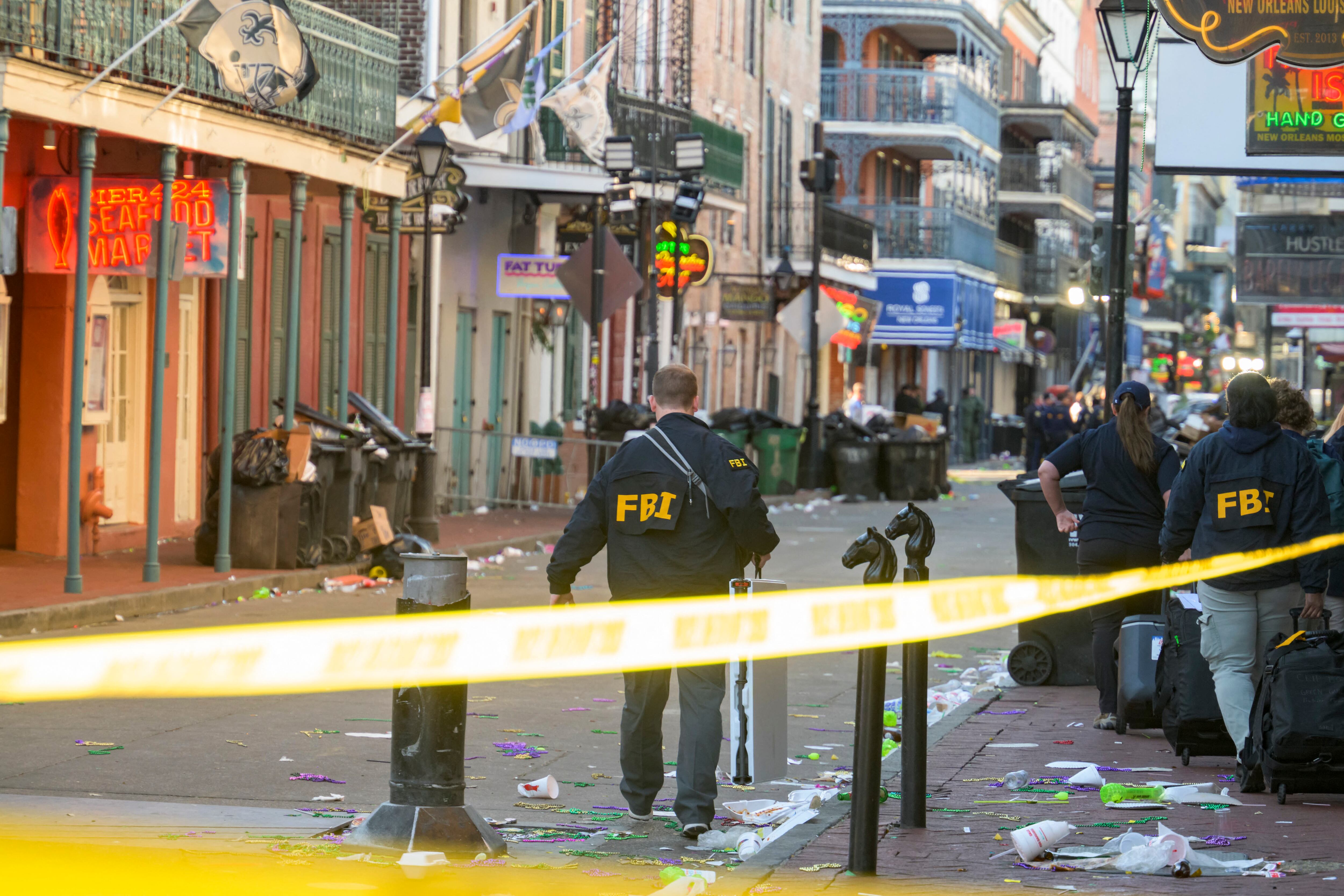 Ataque terrorista en Nueva Orleans en las primeras horas del 1 de enero de 2025.