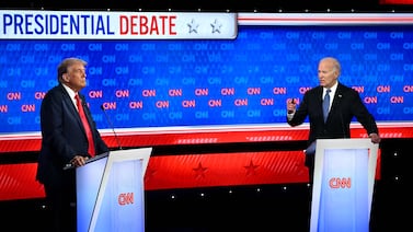Primer debate en Estados Unidos: Un Donald Trump seguro de sí mismo pone en aprietos a un Joe Biden titubeante