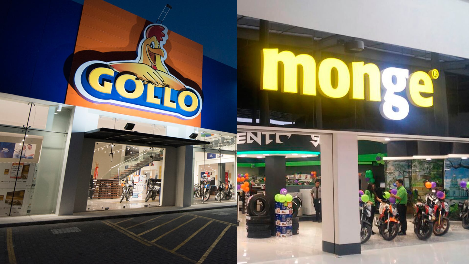 Gollo y Monge compiten ya no solo en la venta de electrodomésticos, sino también en la colación de créditos.