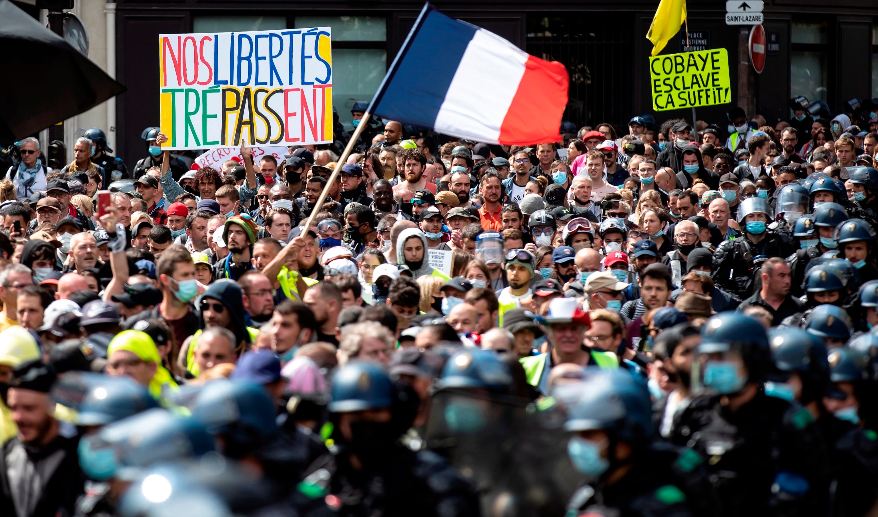 Manifestaciones en Francia