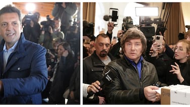 Argentina busca una salida en las reñidas presidenciales entre Massa y Milei