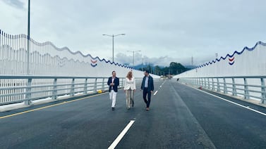 Habilitan paso por puente del río Virilla sobre la ruta 32 con apoyo del BCIE