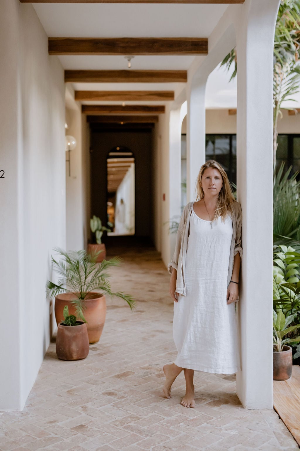 Stefanie Tannenbaum, del hotel Sendero, en Nosara.