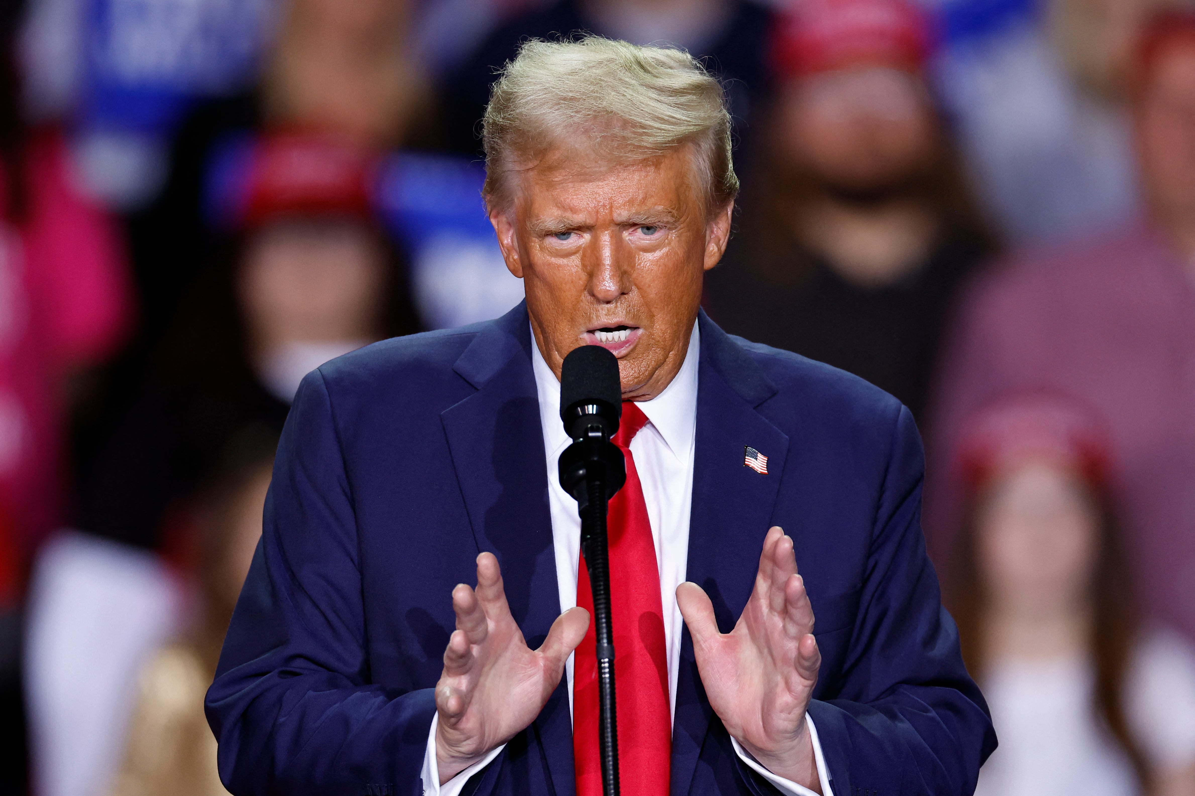 Elecciones Estados Unidos 2024. Donald Trump aventaja a Kamala Harris. AFP