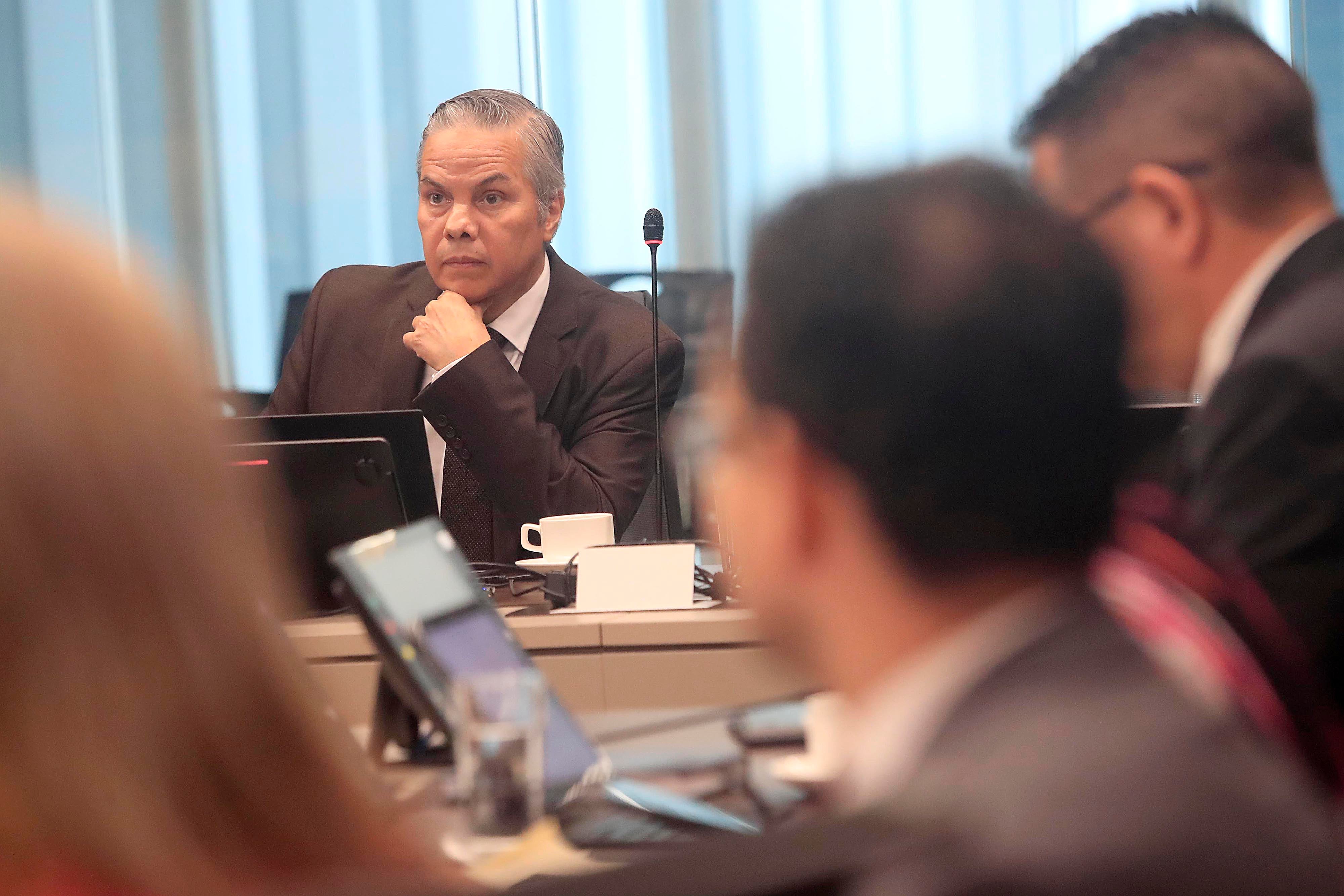 21/09/2023 Asamblea Legislativa. Roger Madrigal, presidente del Banco Central (BCCR), compareció esta tarde ante la Comisión de Ingreso y Gasto Público.