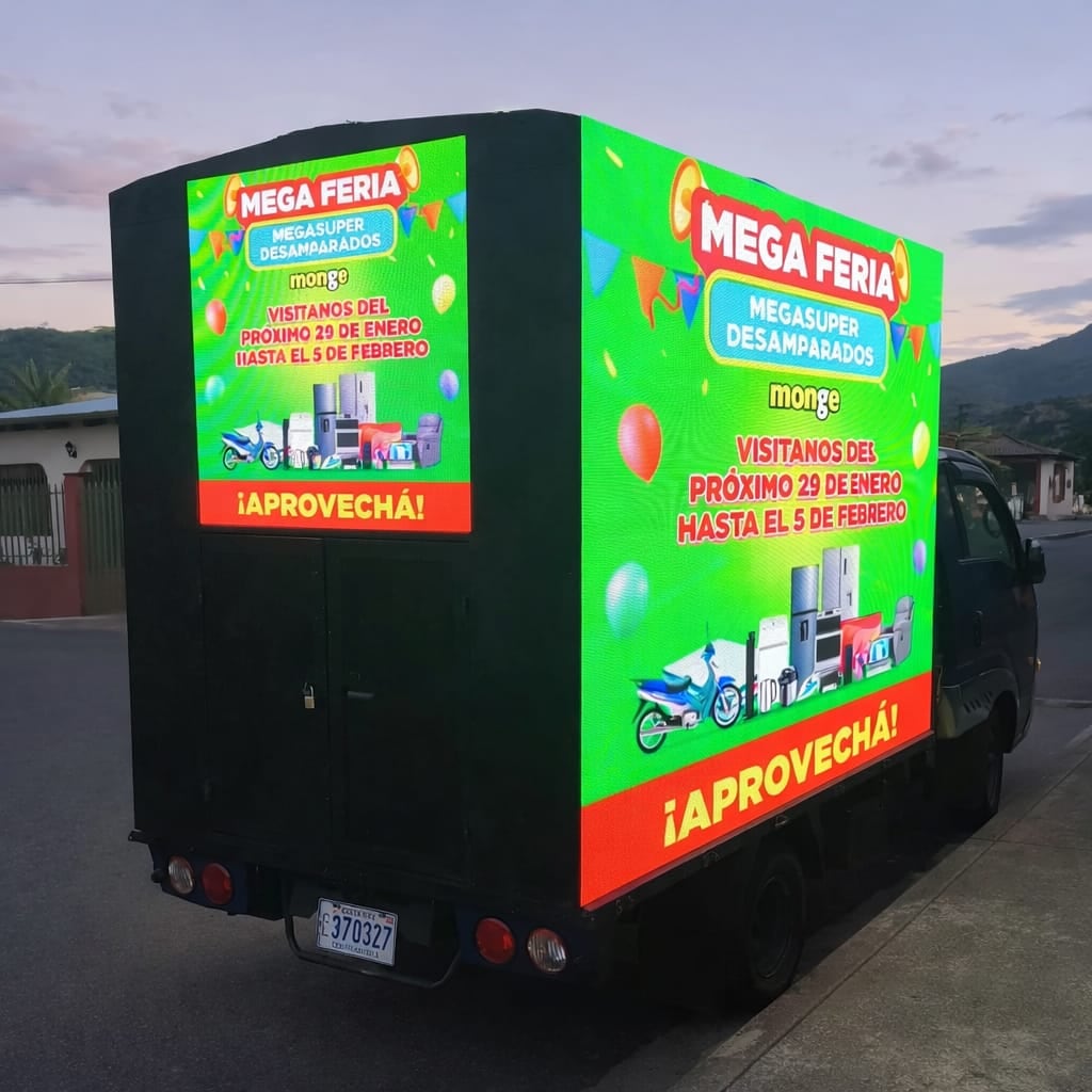 Pantallas Móviles, publicidad exterior