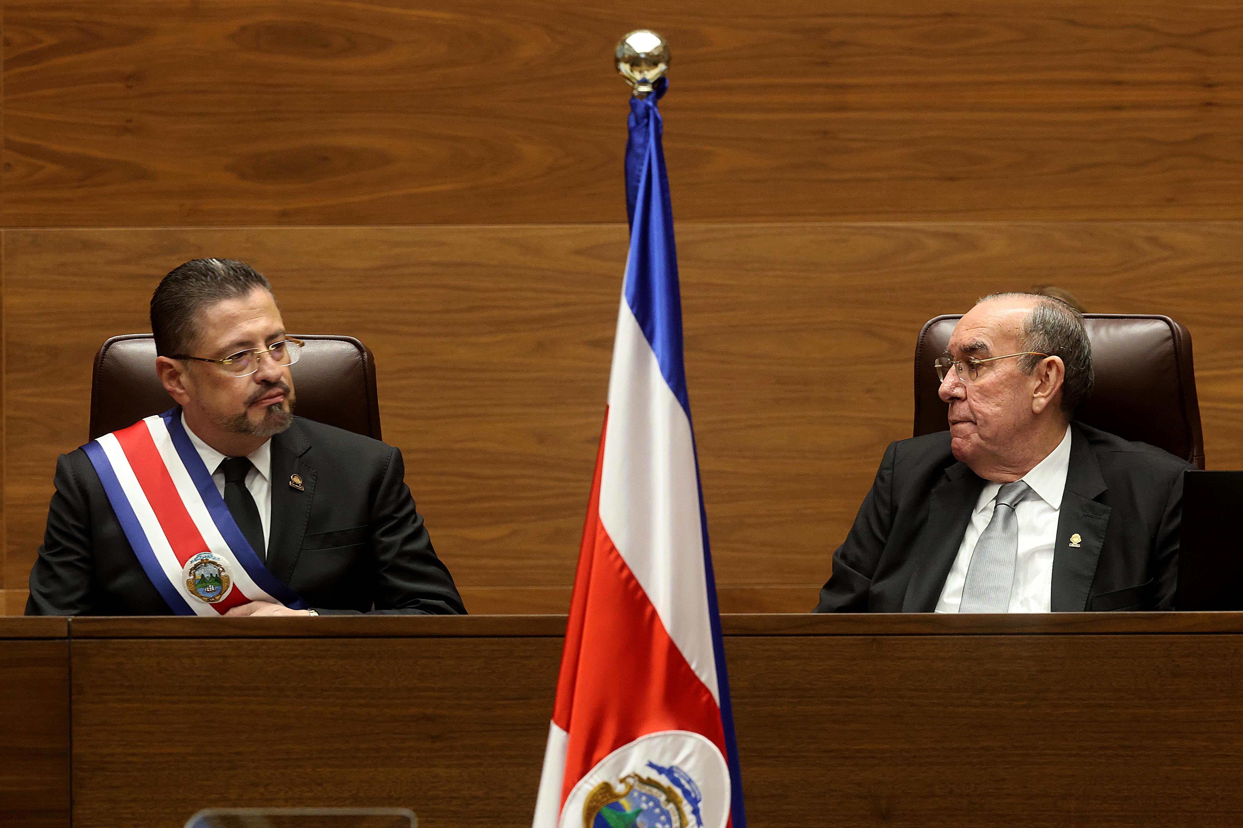 02/05/2024 Asamblea Legislativa. Rendición de cuentas del segundo año de gobierno, por parte del mandatario Rodrigo Chaves, en el Plenario Legislativo. Foto: Rafael Pacheco Granados
