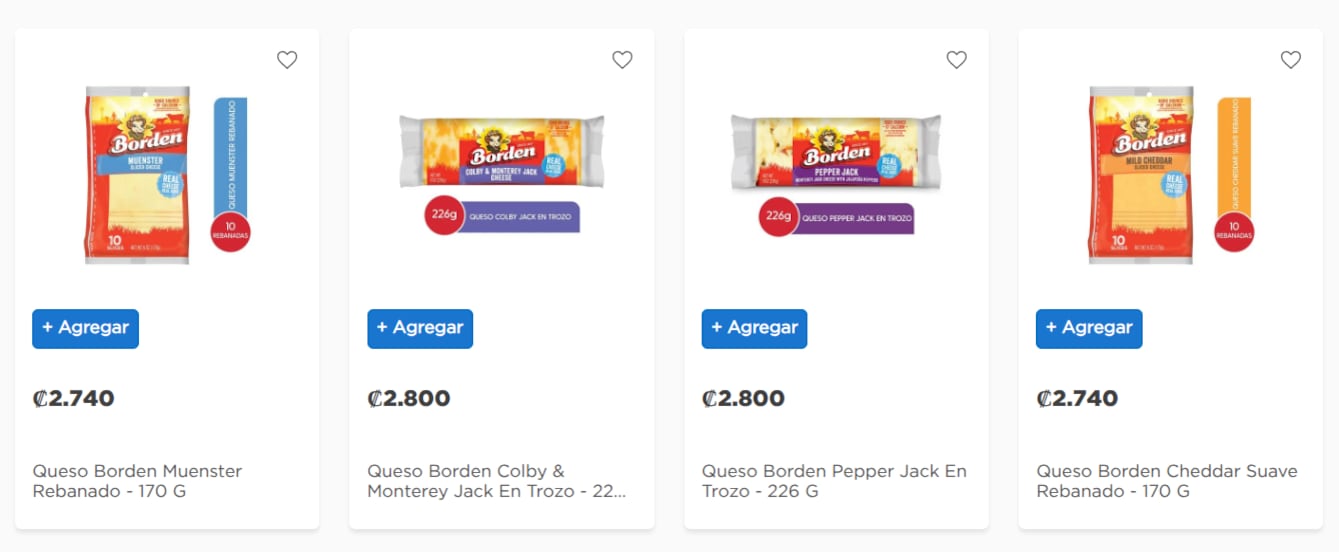 Productos Borden