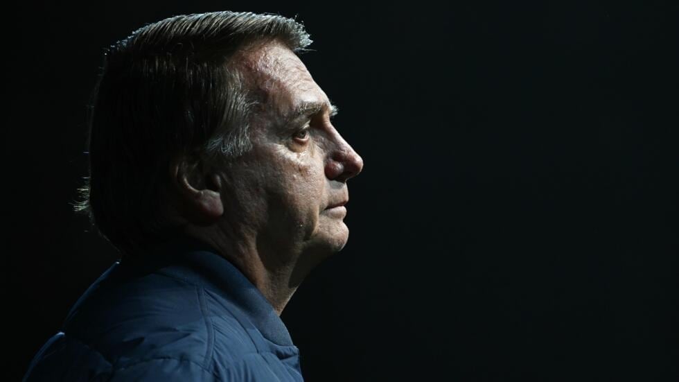 Jair Mesias Bolsonaro durante su participación en la conferencia CPAC. Este 25 de noviembre de 2024 fue vinculado por la Policía Federal de Brasil a un fallido golpe de Estado y conspiración contra Lula da Silva.