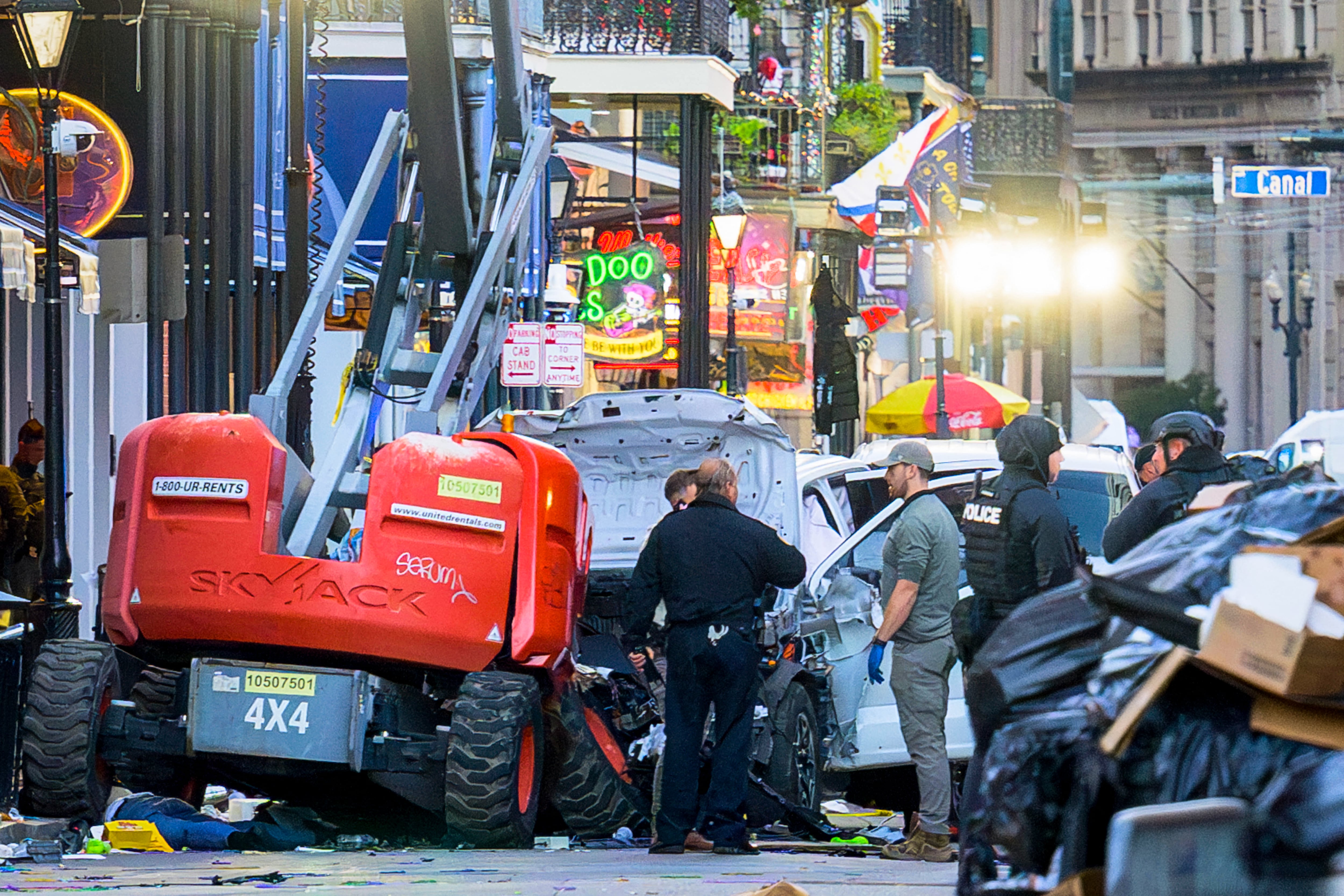 Ataque terrorista en Nueva Orleans en las primeras horas del 1 de enero de 2025.