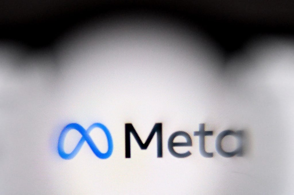 El logotipo del gigante de los medios Meta mostrado en un teléfono inteligente.