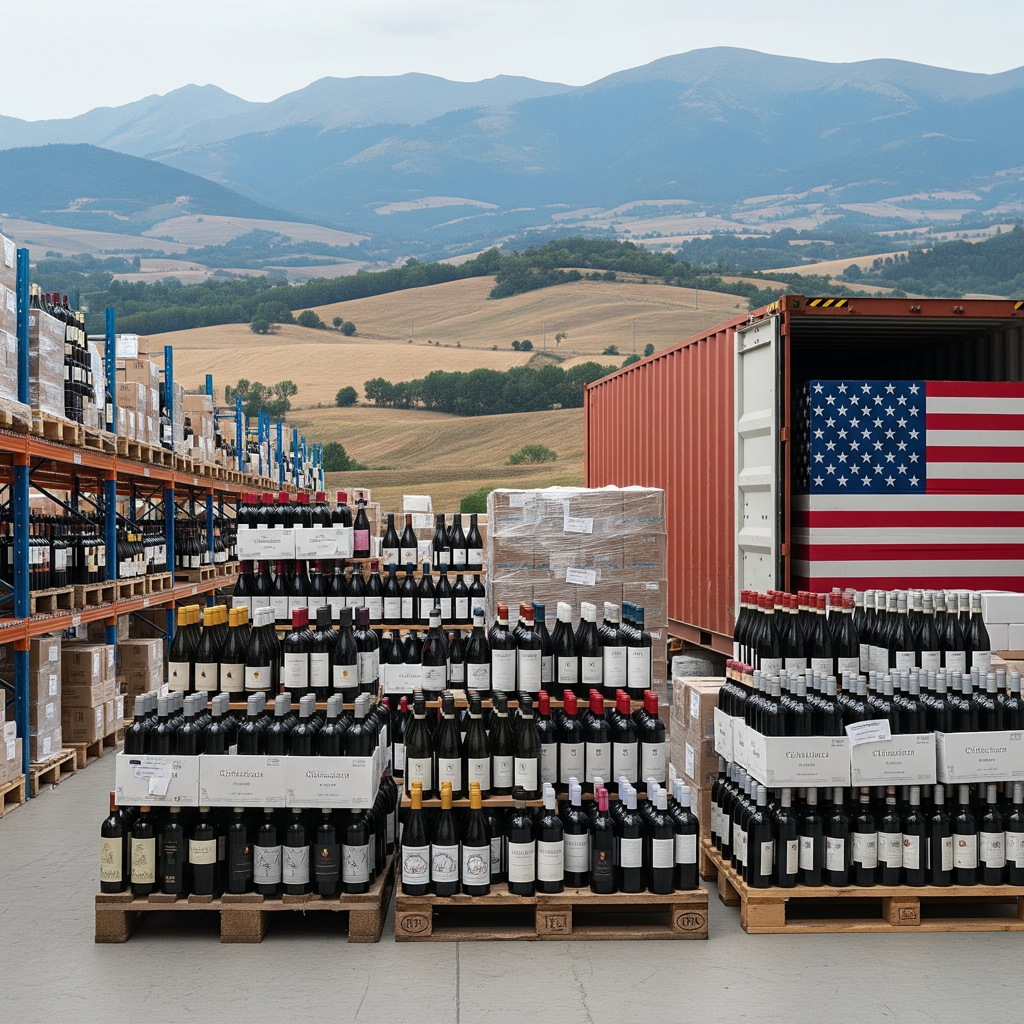 Exportación de vinos