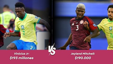 Costa Rica le empató a Brasil: un equipo 62 veces más caro y con el jugador más cotizado de la Copa América 2024