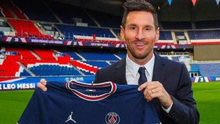 Messi con la 30 en PSG