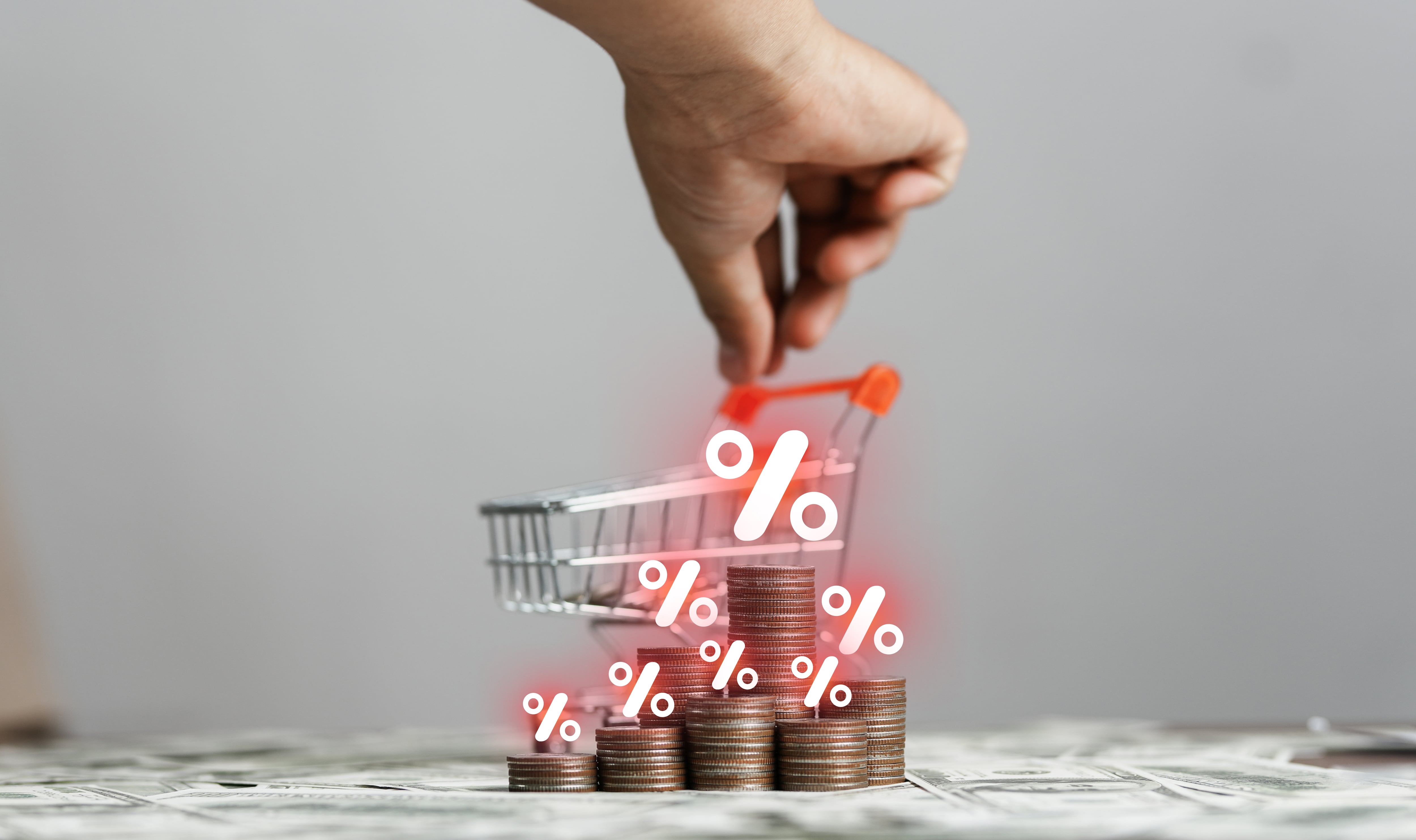 Inflación, valor del dinero, compra de bienes, deflación