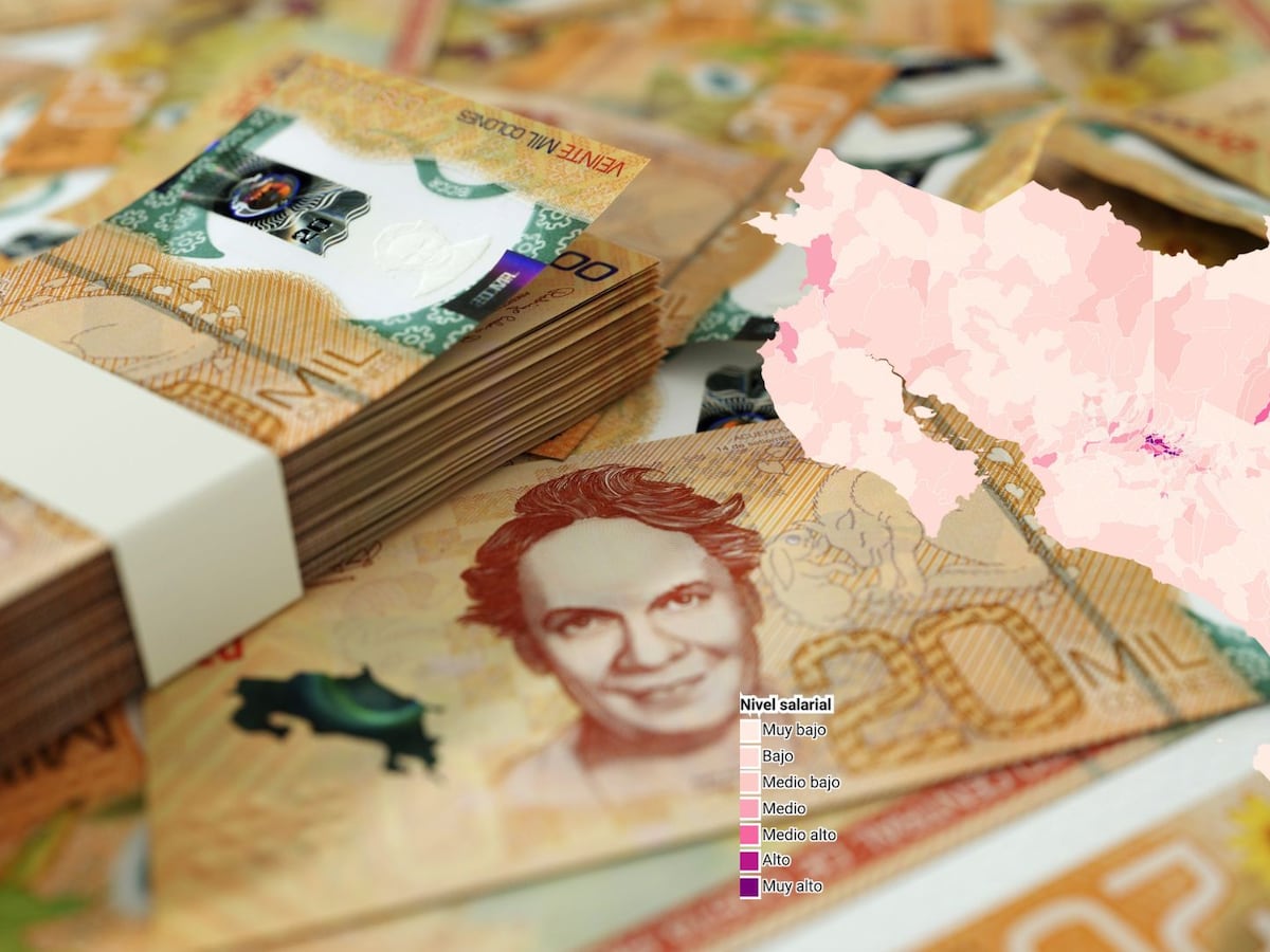 Radiografía salarial de Costa Rica: Dos Costa Ricas marcadas por grandes desigualdades