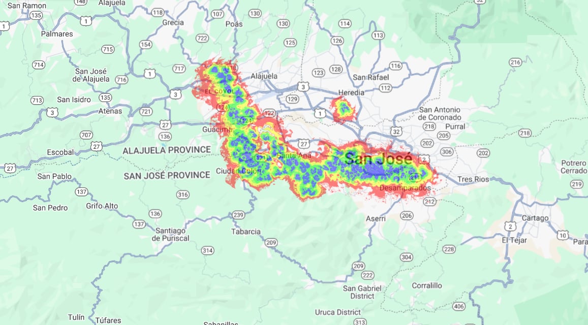 5G, cobertura móvil