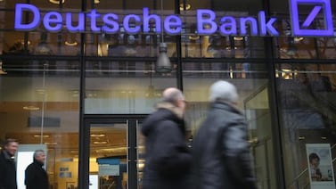 El nerviosismo vuelve a arrastrar a la banca europea, con caídas superiores al 8% para Deutsche Bank
