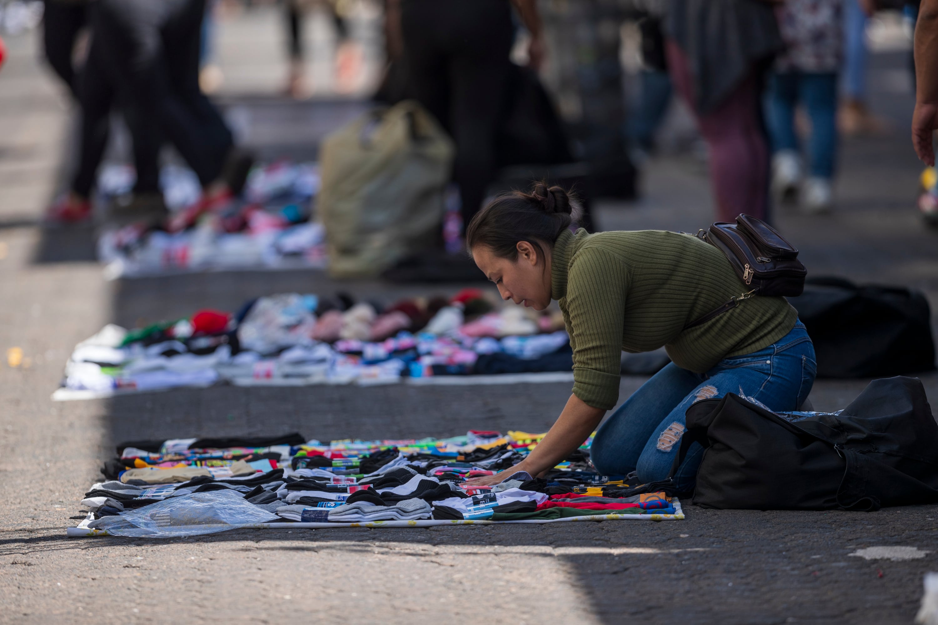 09/12/2023, San José, recorrido por avenida central y avenida 4, para ver como estan las compras navideñas, la venta de loteria, y la seguridad en el centro de la capital.