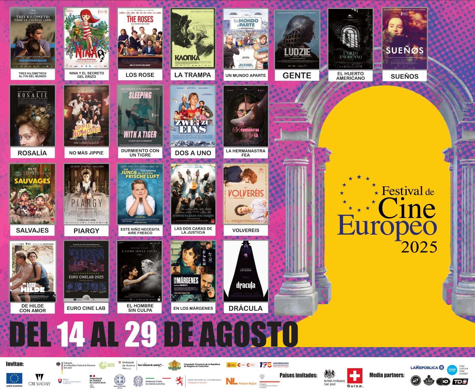 La edición número 24 del Festival de Cine Europeo ofrecerá cine de autor, historias premiadas y una vitrina para nuevos talentos de la región.