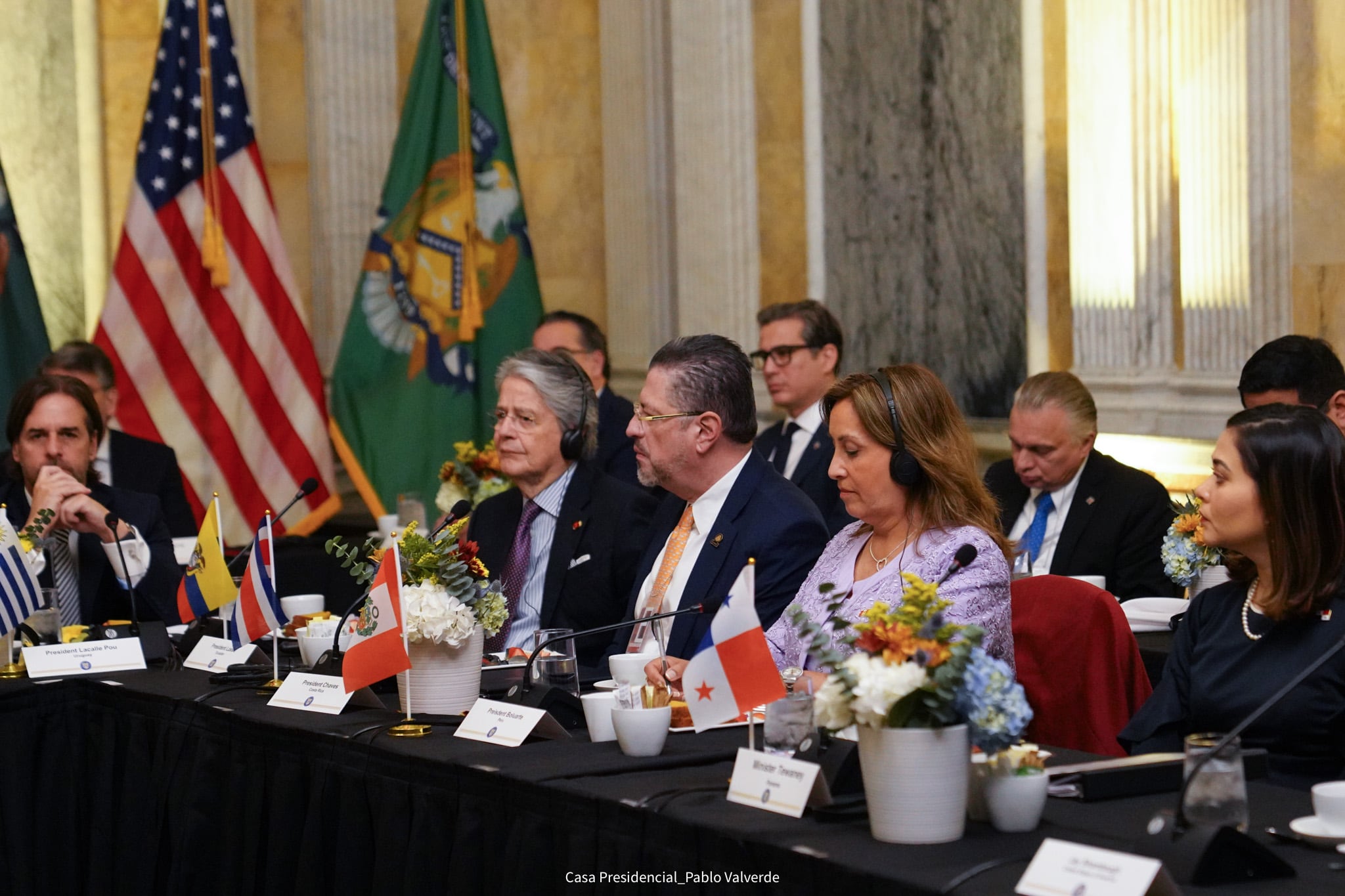 El mandatario Rodrigo Chaves se encuentra en la cumbre de la Alianza para la Prosperidad Económica en las Américas (APEP).